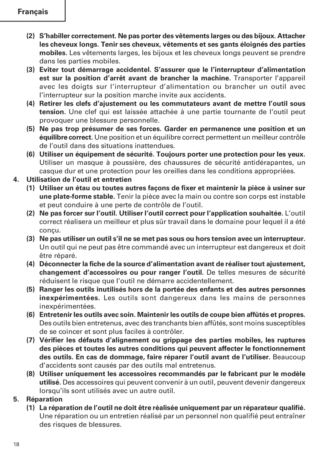 Hitachi CE 16SA instruction manual Français 