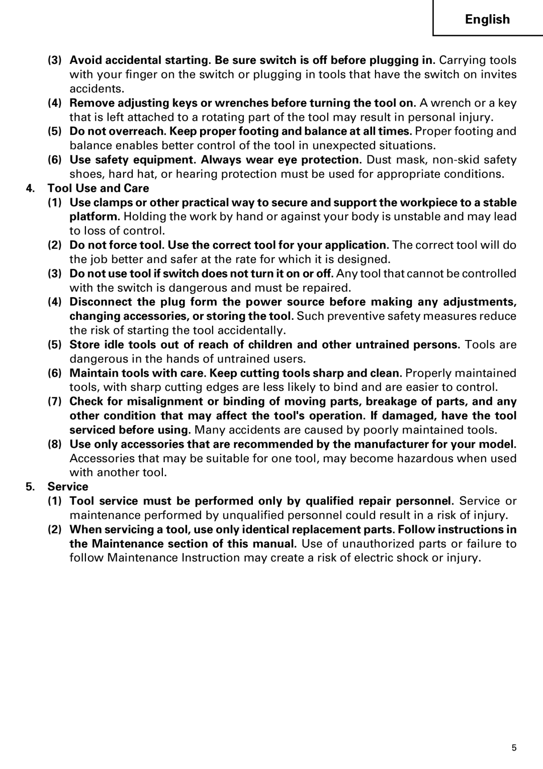 Hitachi CJ110MV instruction manual English 