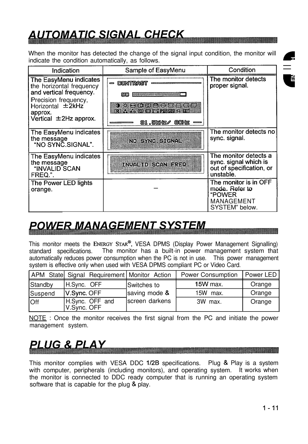 Hitachi CM650ET user manual Management, System below 