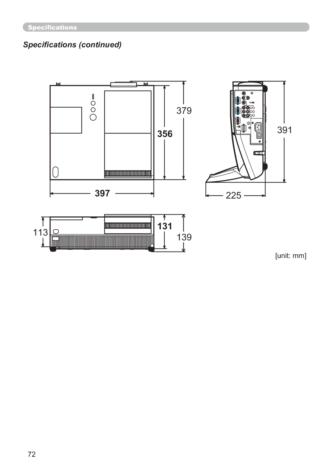 Hitachi CP-A200 user manual 225, 131, XqlwPp@ 