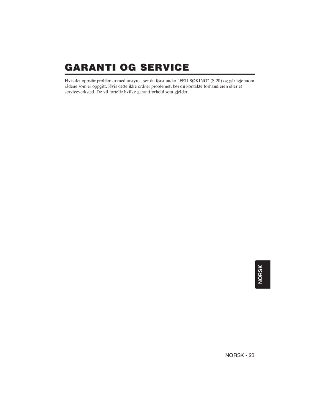 Hitachi CP-S225W, CP-X275W user manual Garanti OG Service 