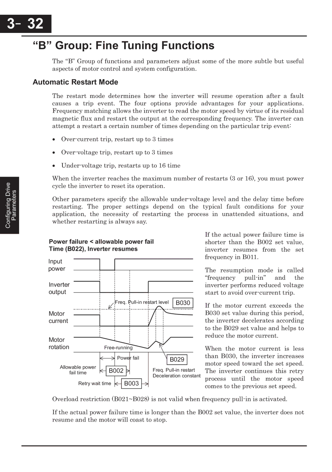 Hitachi CP-X200 instruction manual Group Fine Tuning Functions, Automatic Restart Mode 