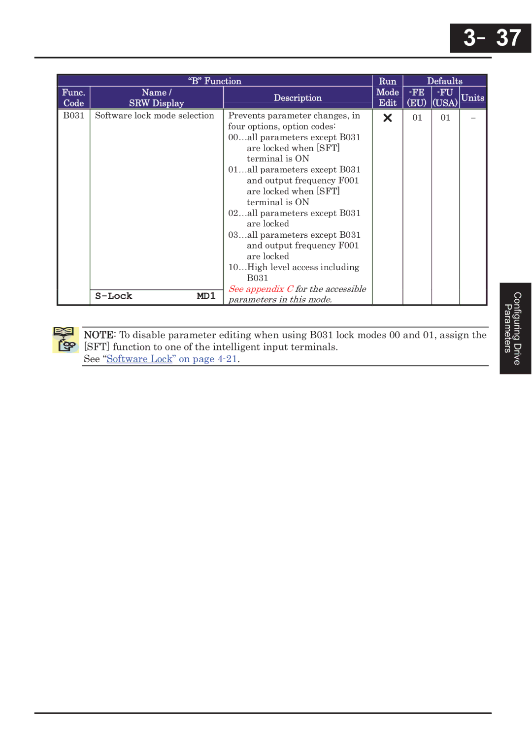 Hitachi CP-X200 instruction manual －37, 37, Lock, MD1 