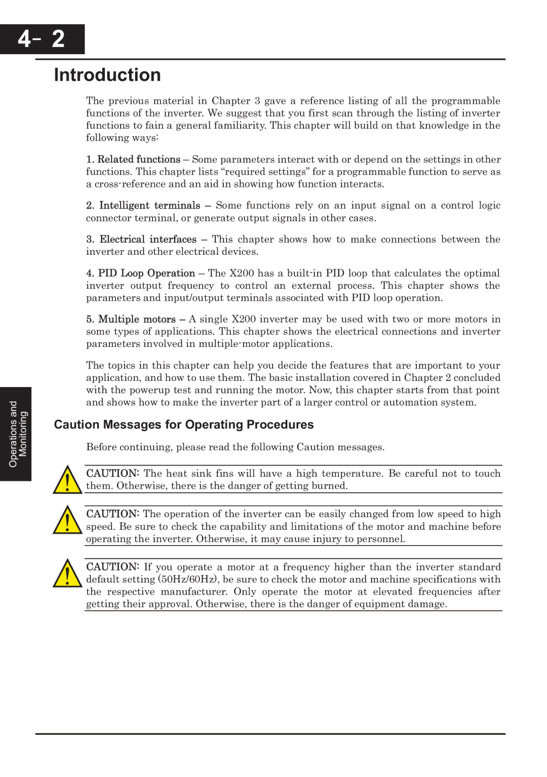 Hitachi CP-X200 instruction manual Monitoring 