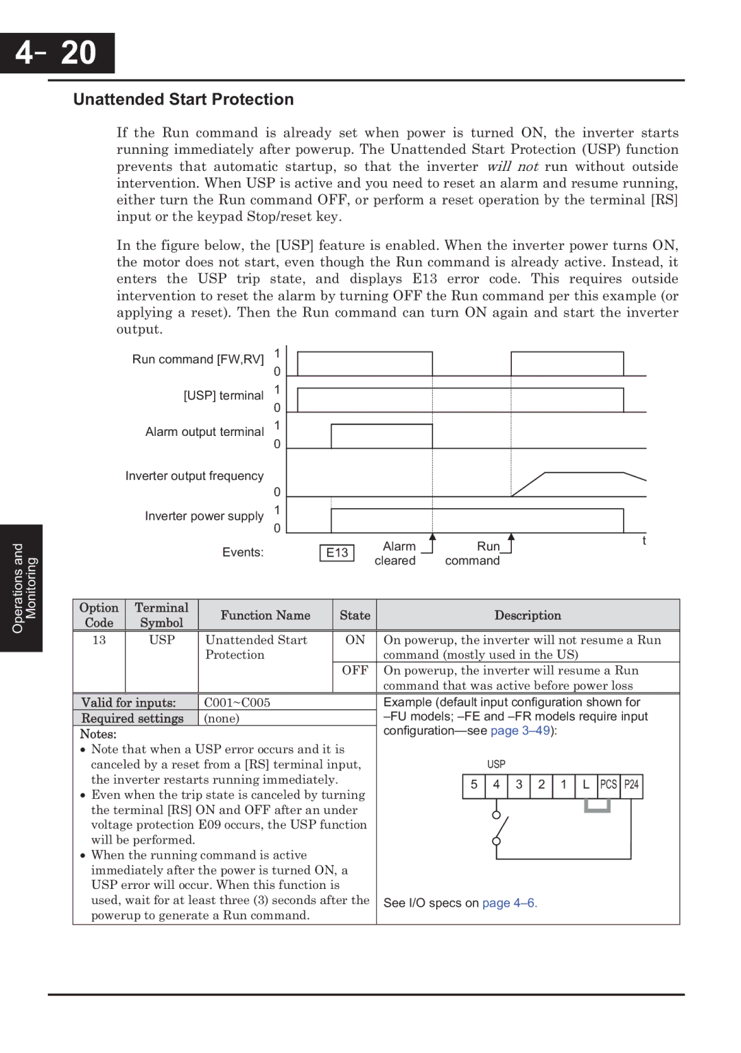 Hitachi CP-X200 instruction manual －20, Unattended Start Protection 