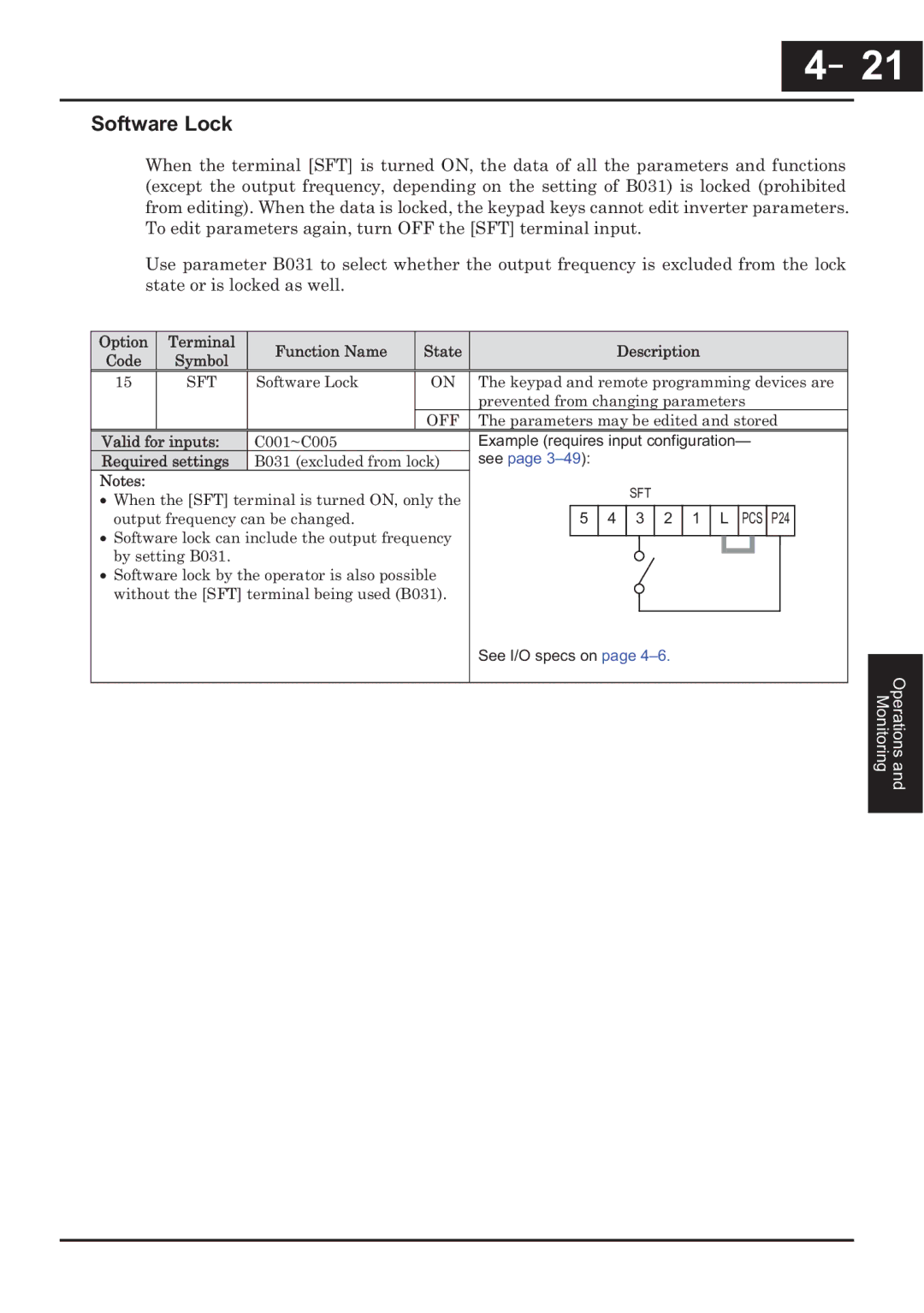 Hitachi CP-X200 instruction manual －21, Software Lock 