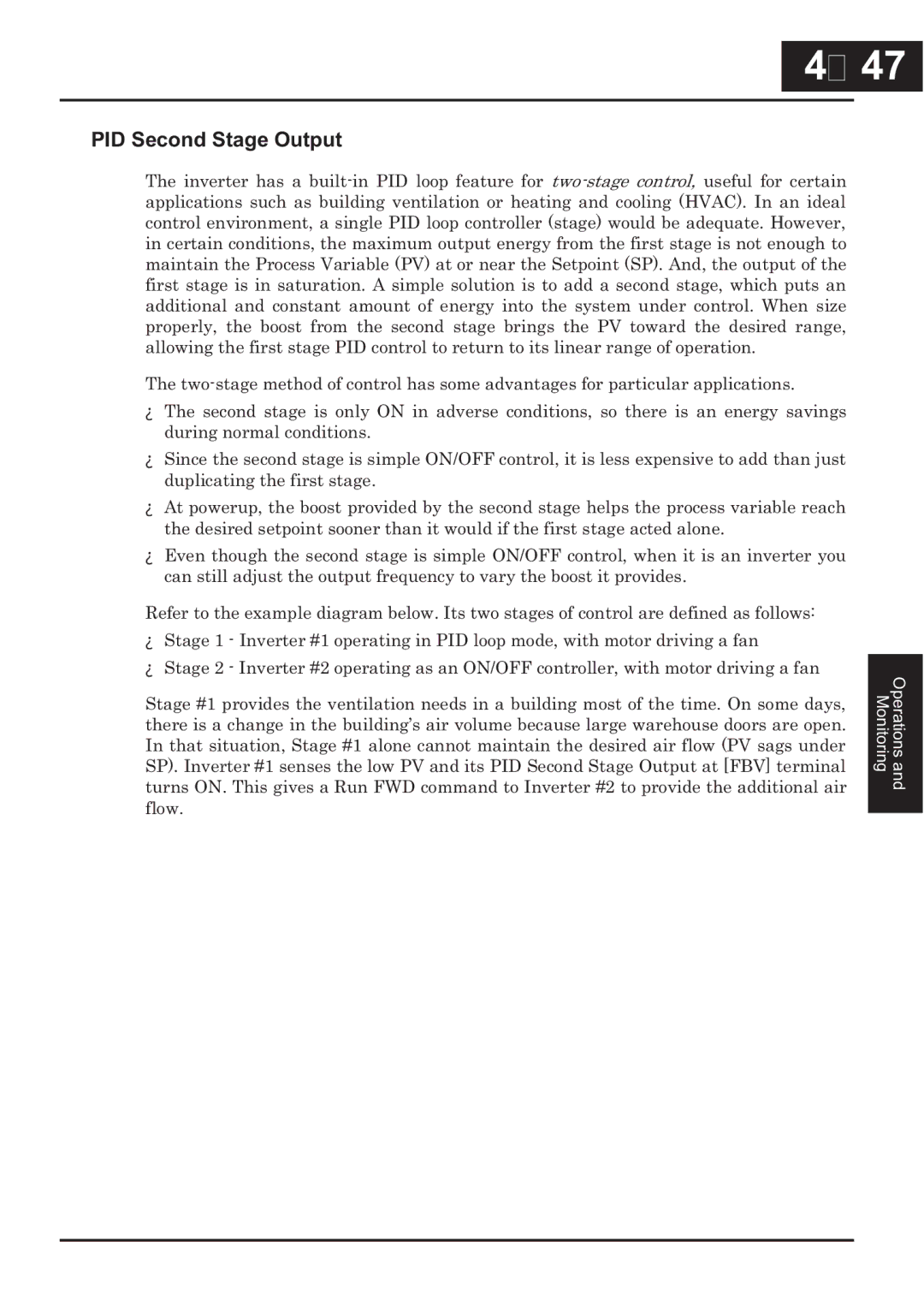 Hitachi CP-X200 instruction manual 47, PID Second Stage Output 