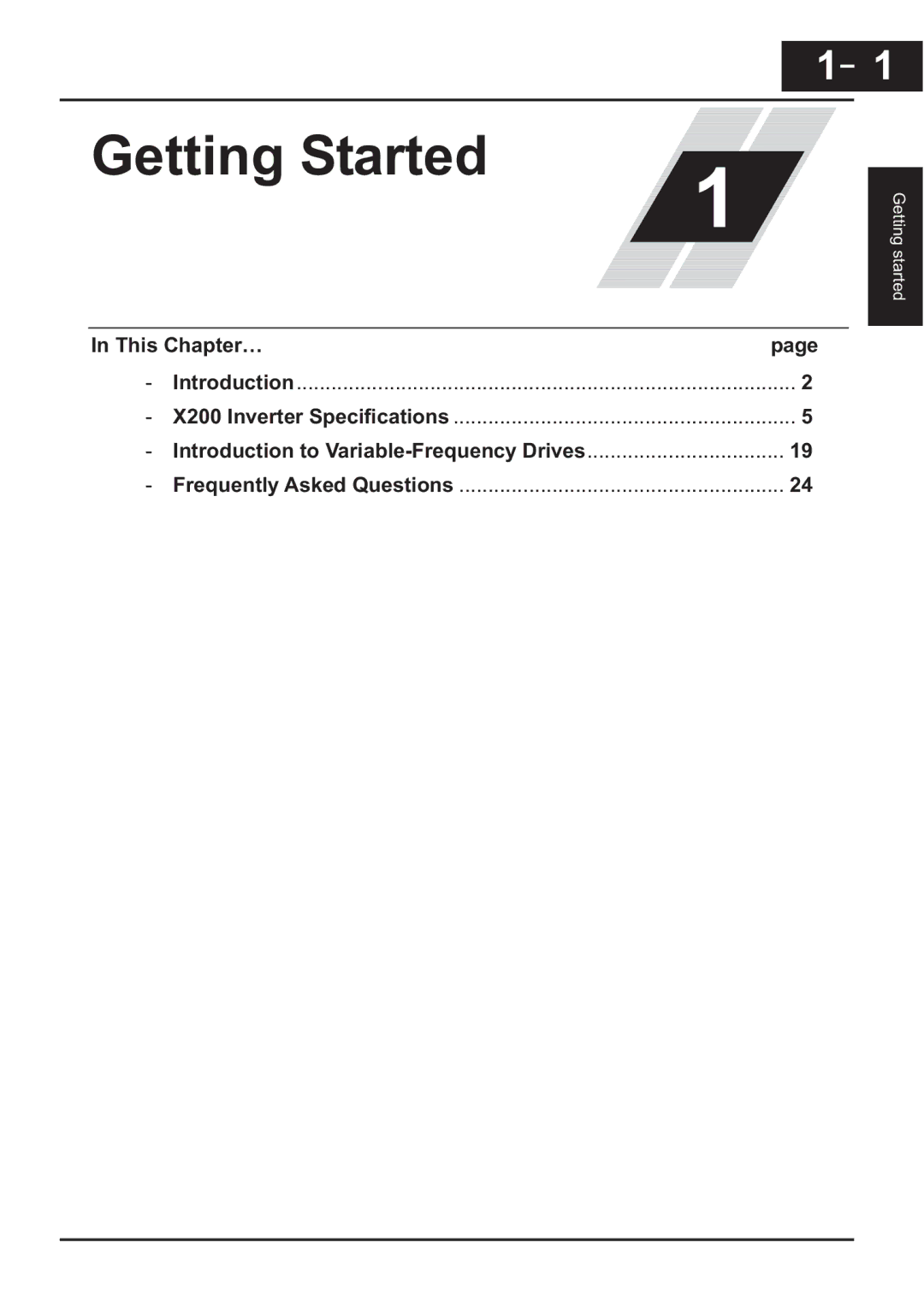 Hitachi CP-X200 instruction manual Getting Started, This Chapter… 