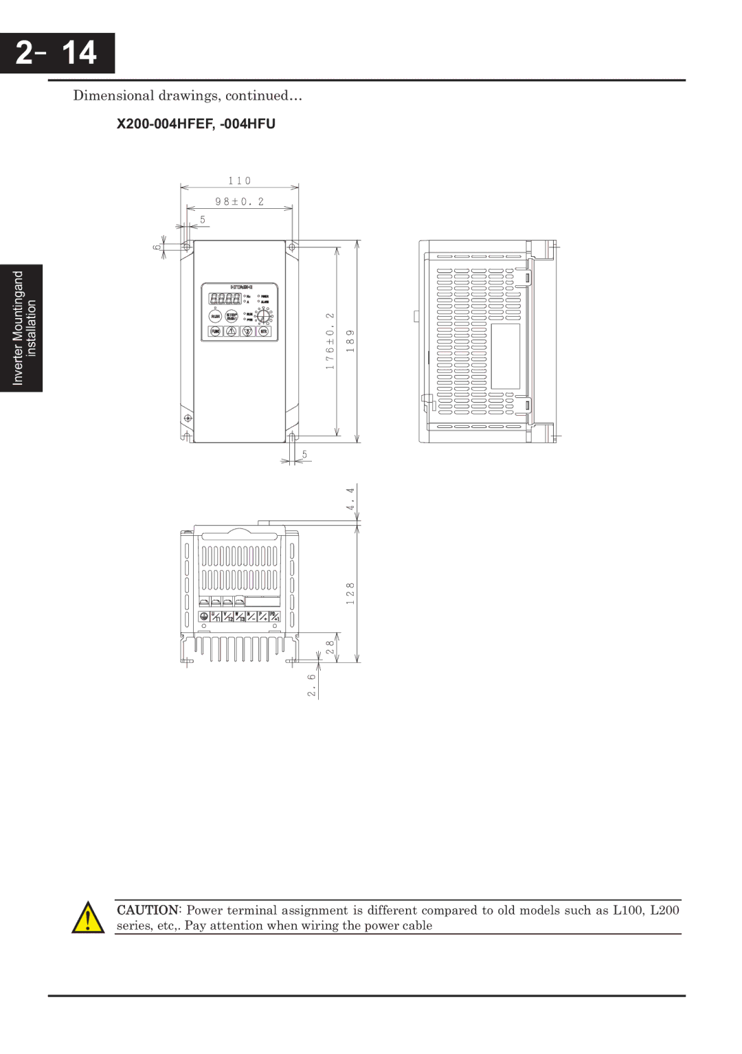 Hitachi CP-X200 instruction manual X200-004HFEF, -004HFU 