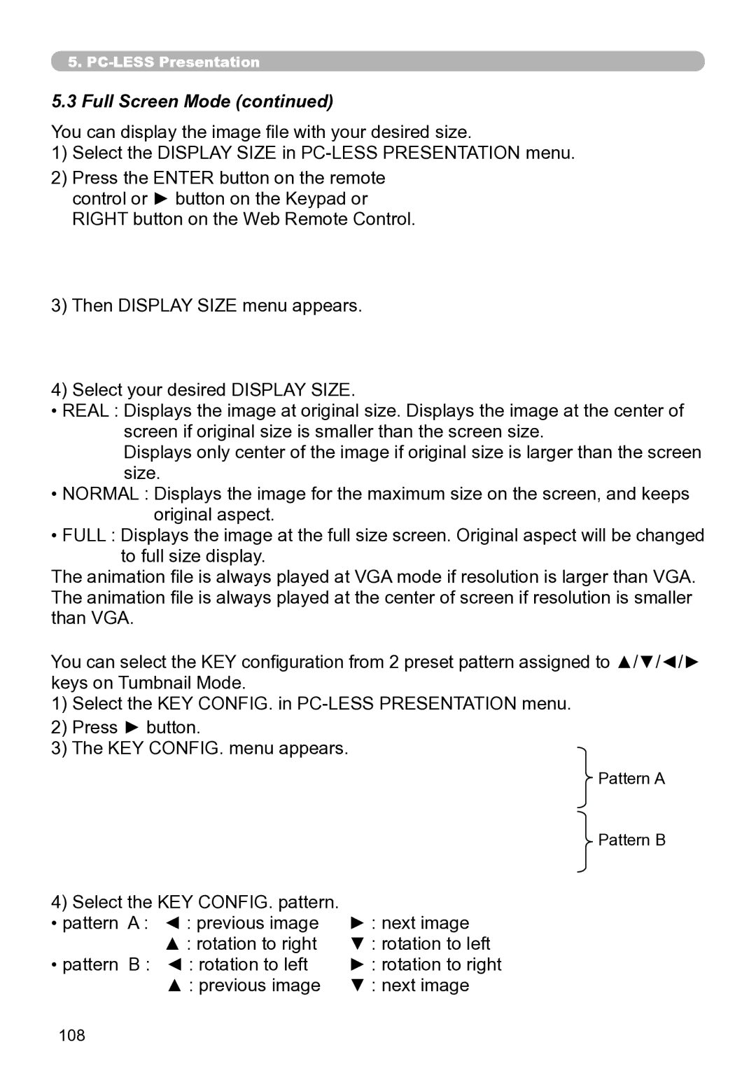 Hitachi CP-X267 user manual Full Screen Mode 