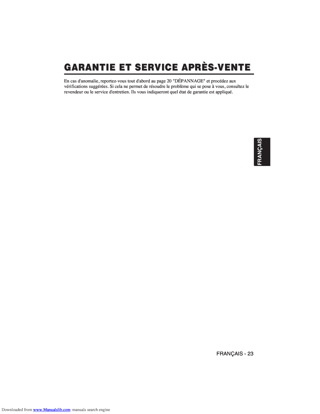 Hitachi CP-X275W user manual Garantie Et Service Après-Vente, Français 