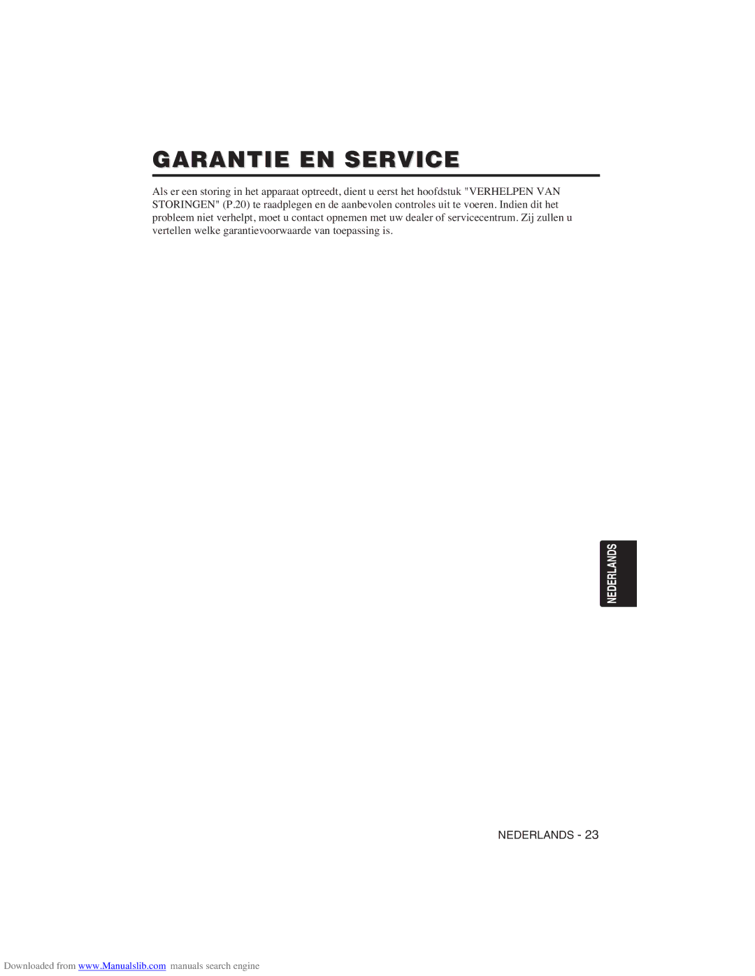 Hitachi CP-X275W user manual Garantie EN Service 