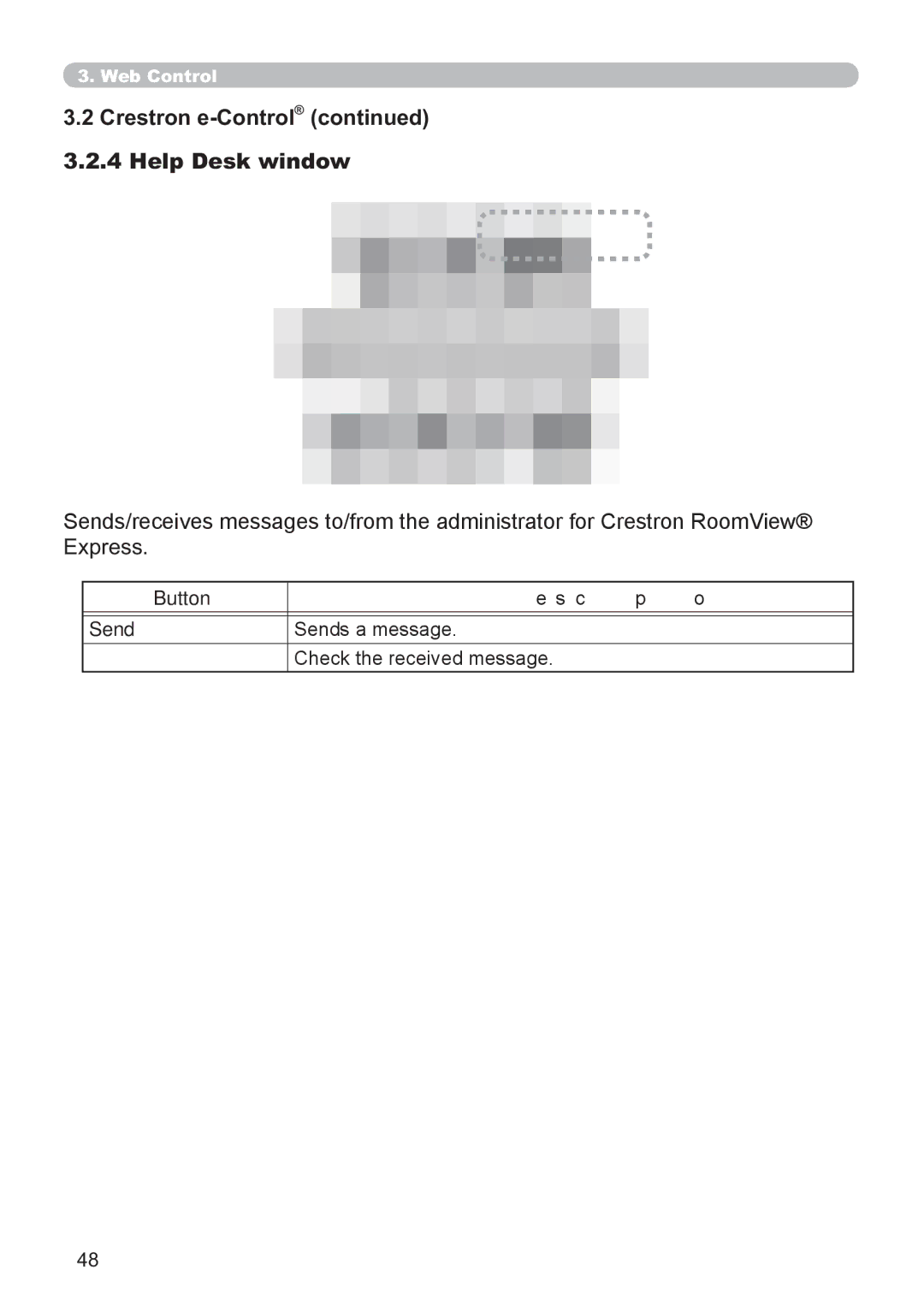 Hitachi CP-X3021WN, CP-X2521WN user manual Help Desk window 