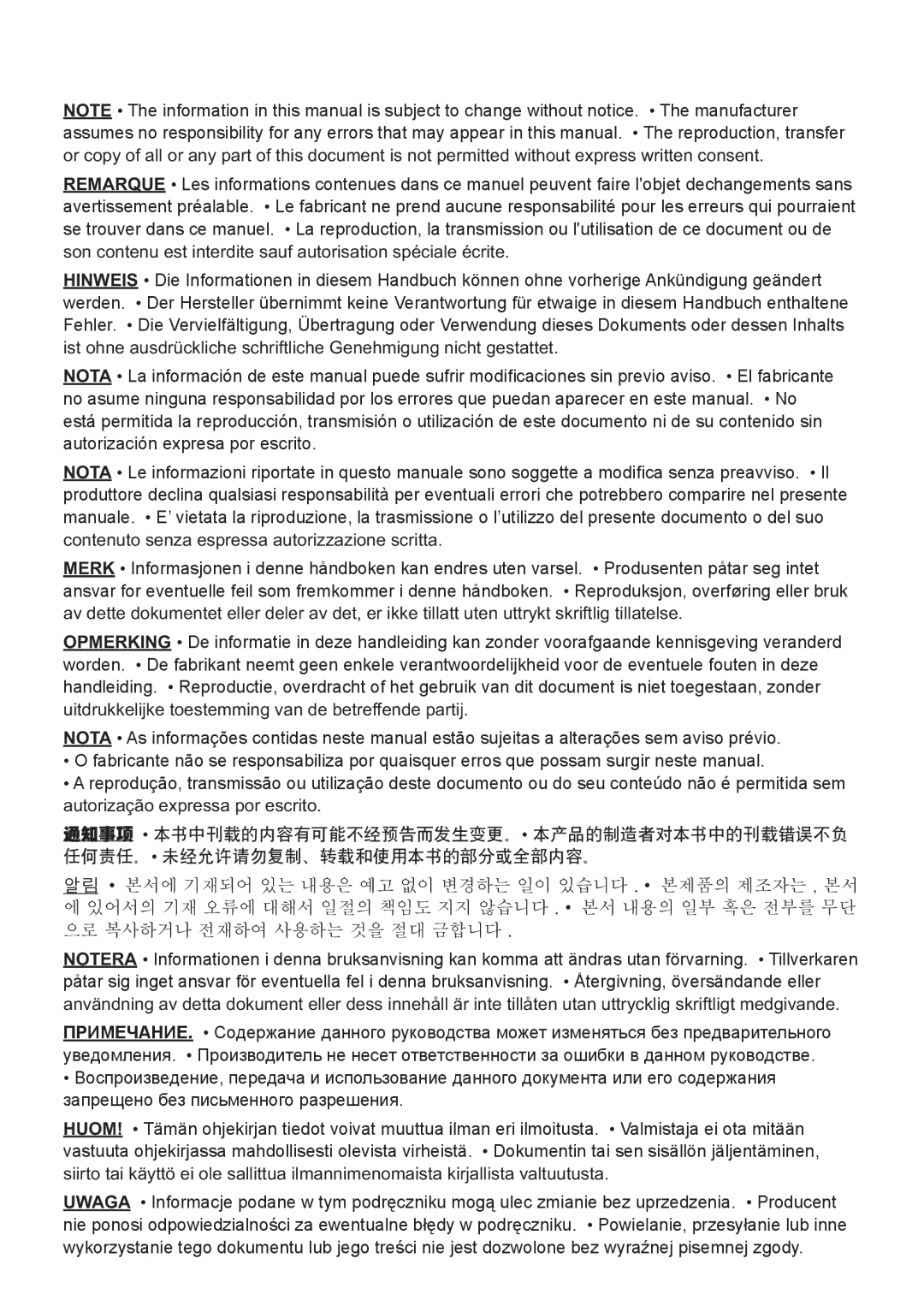 Hitachi CP-X2521WN, CP-X3021WN user manual Son contenu est interdite sauf autorisation spéciale écrite 