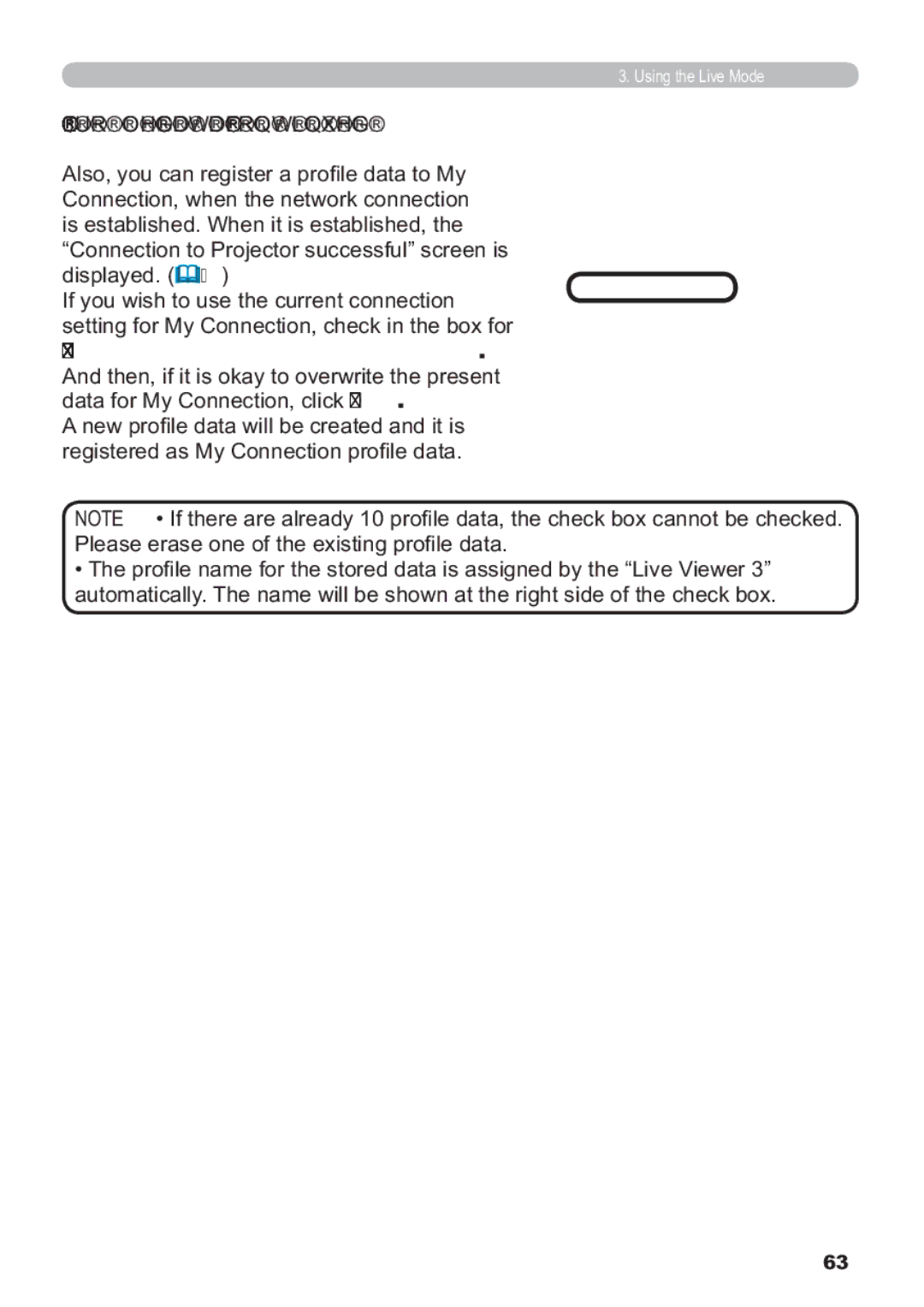 Hitachi CP-X809W user manual 3UR¿OHGDWDFRQWLQXHG 