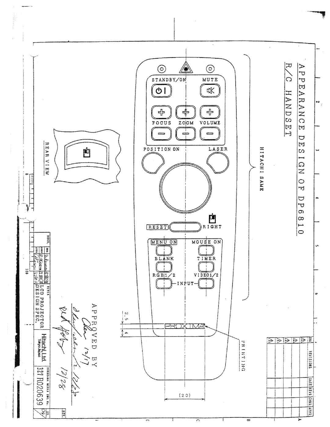 Hitachi CP-X950W/E manual 