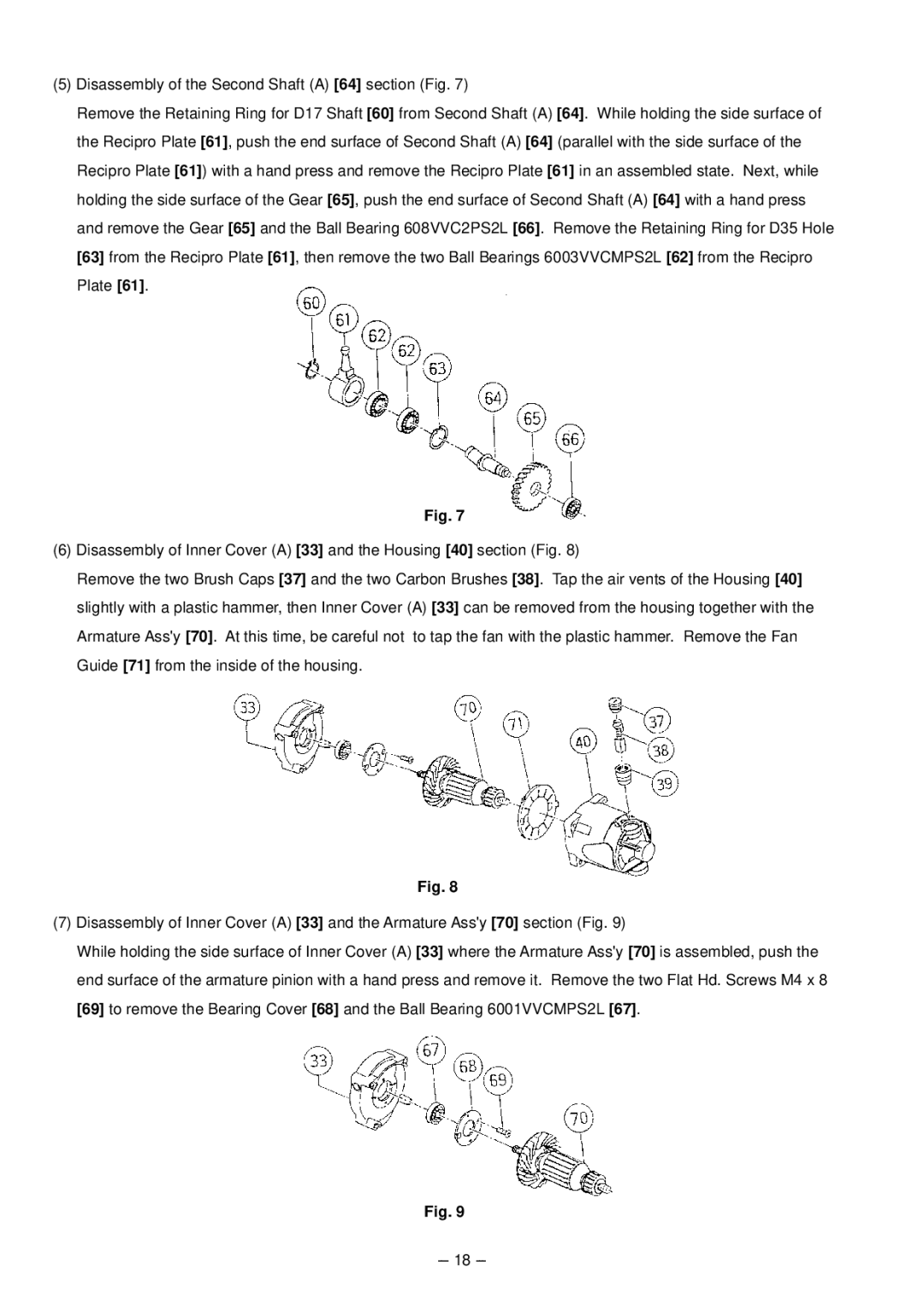 Hitachi CR 13VA service manual 