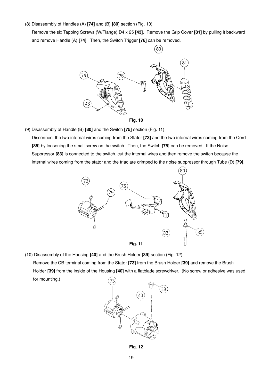 Hitachi CR 13VA service manual 