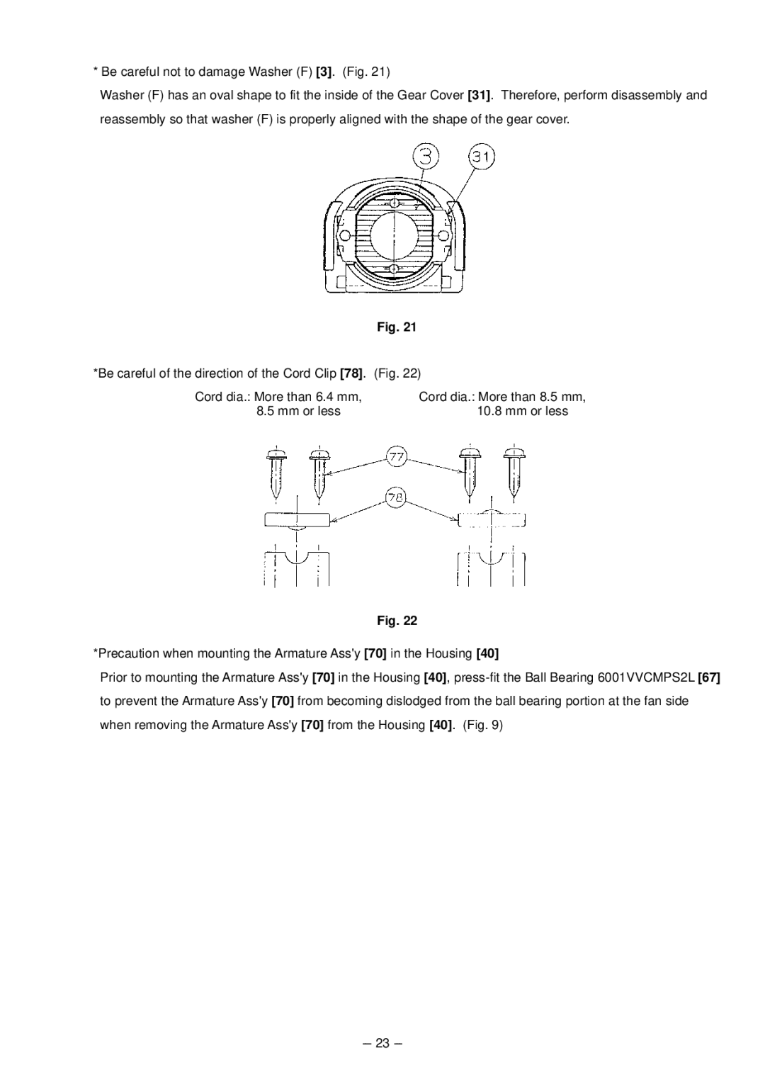 Hitachi CR 13VA service manual 