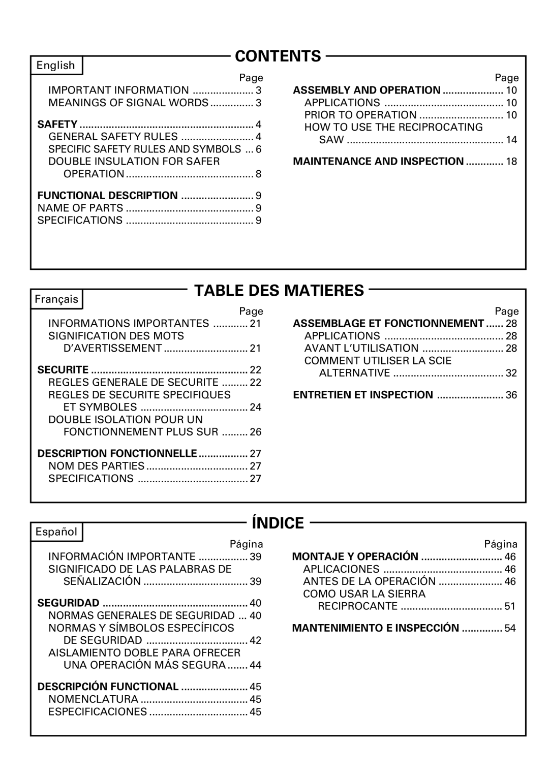 Hitachi CR 13VA instruction manual Contents 