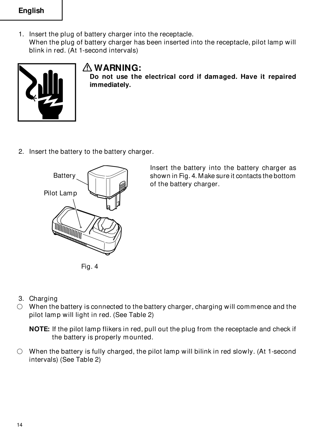 Hitachi CR 18DV instruction manual English 