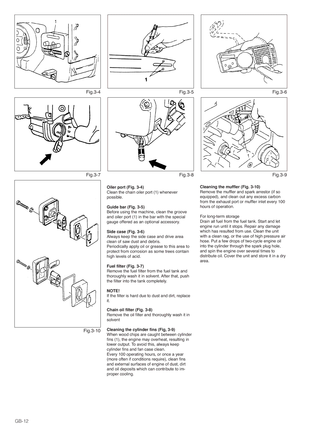 Hitachi CS35EG (S), CS35EJ, CS30EG (S), CS30EJ manual GB-12 