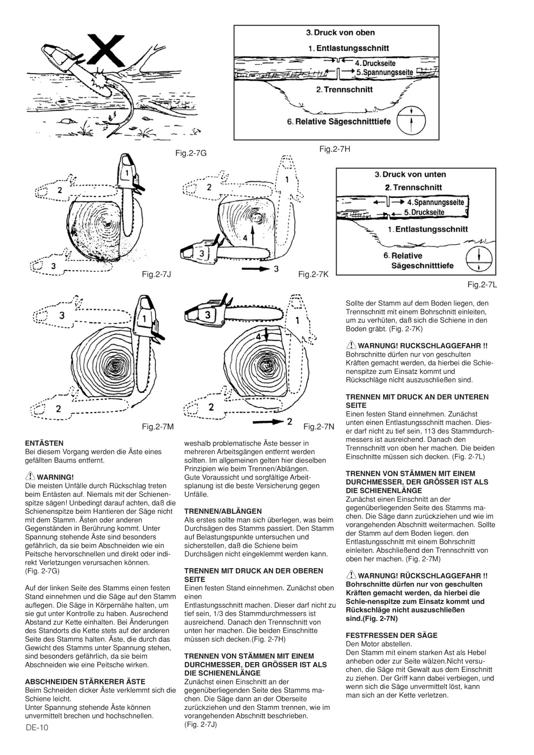 Hitachi CS30EG (S), CS35EG (S), CS35EJ, CS30EJ manual DE-10 