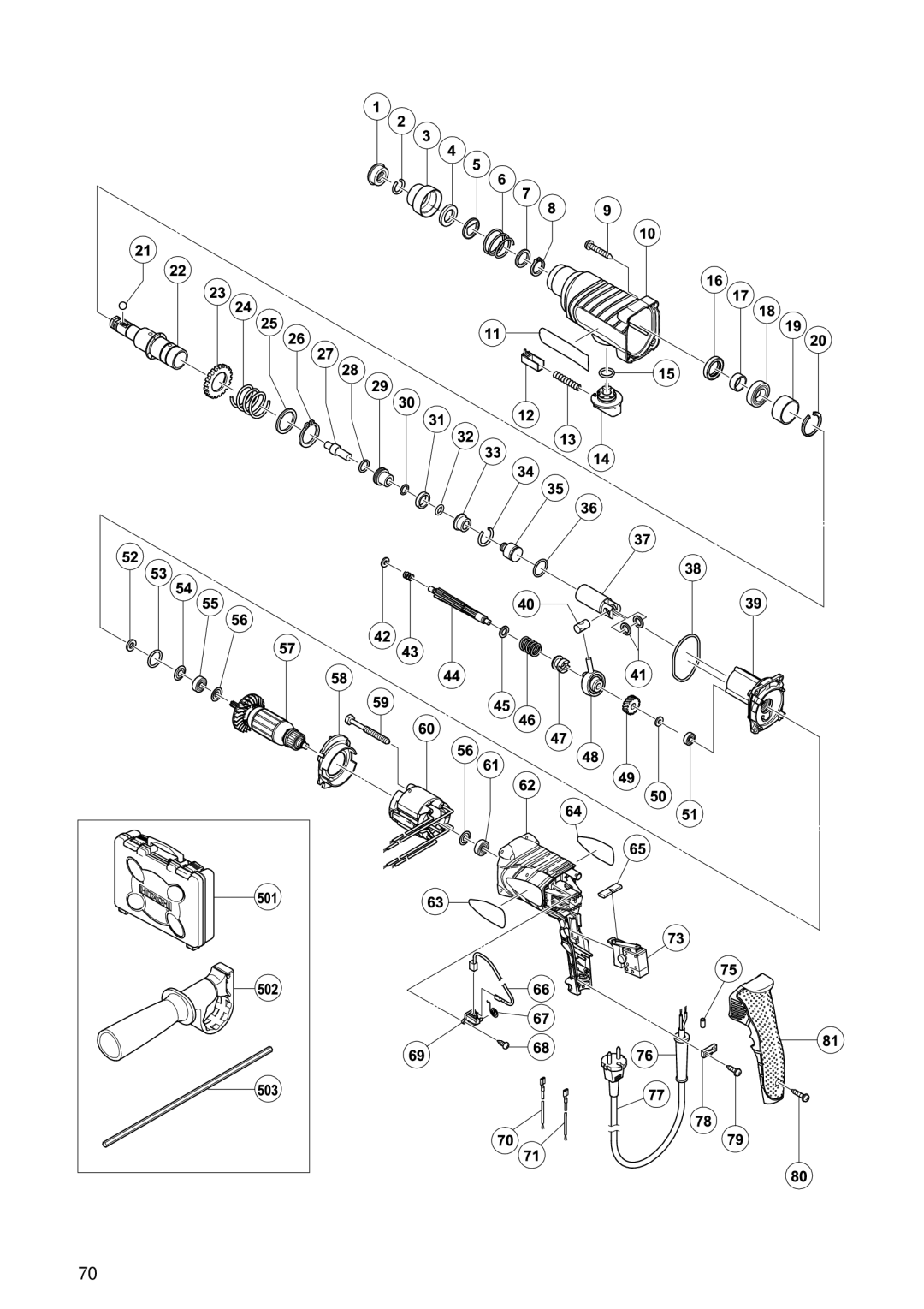 Hitachi DH 22PB instruction manual 