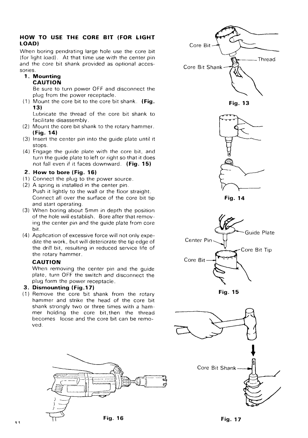 Hitachi DH 22VB manual 