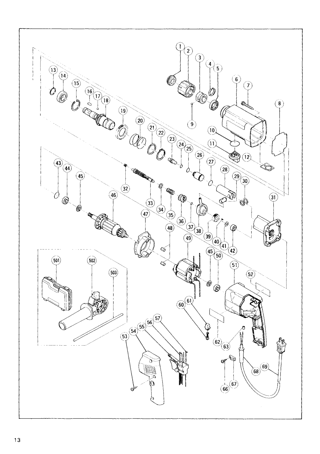 Hitachi DH 22VB manual 