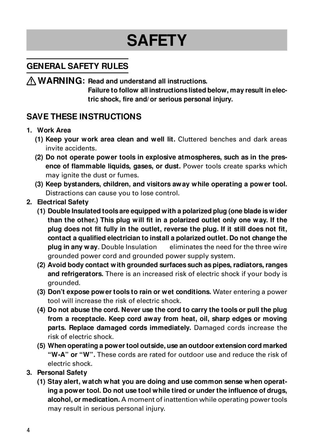 Hitachi DH 24PD instruction manual General Safety Rules 