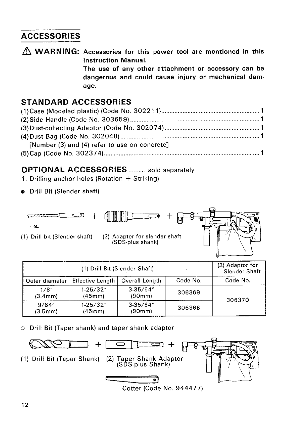 Hitachi DH 24VD manual 