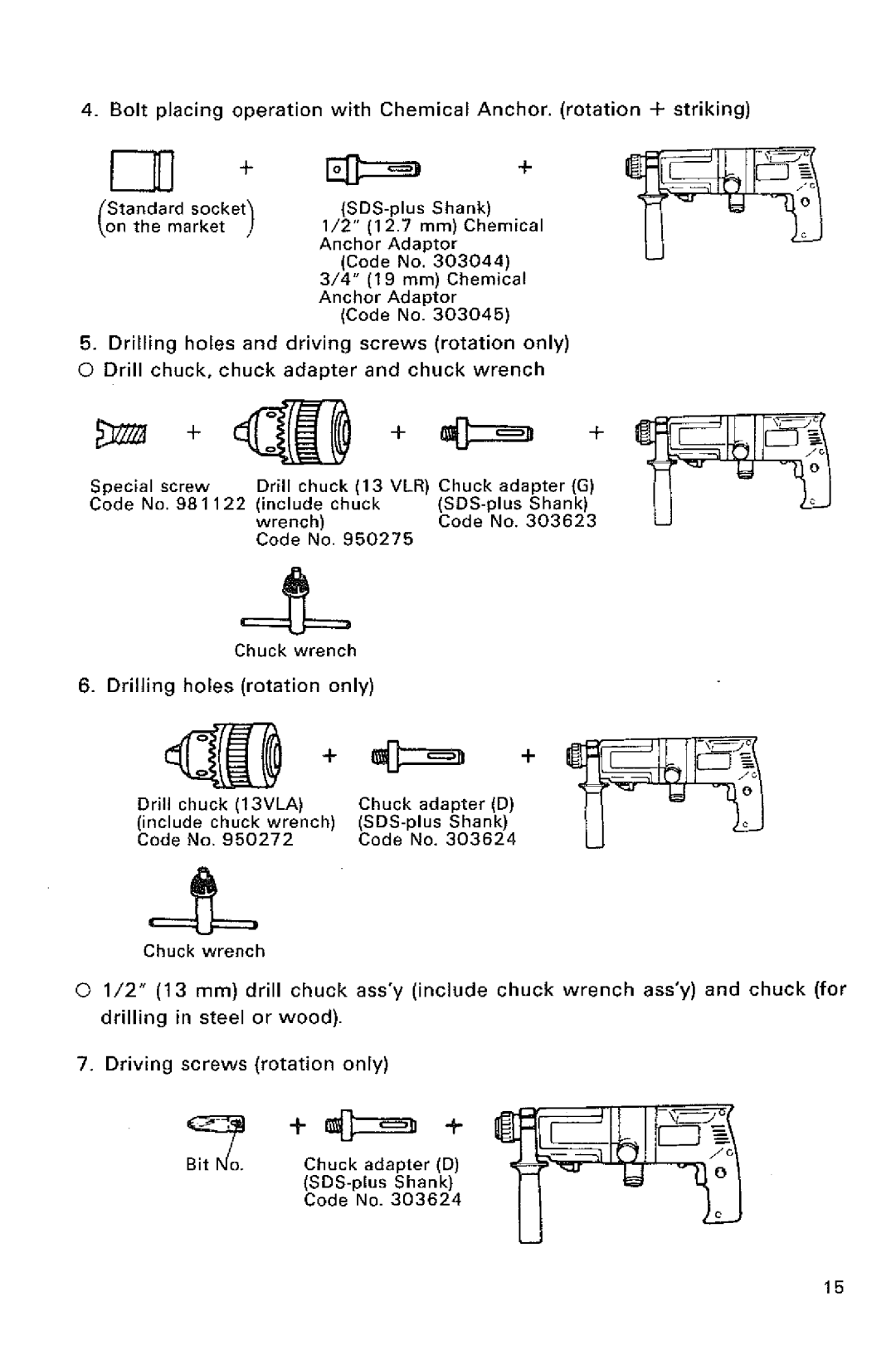 Hitachi DH 24VD manual 