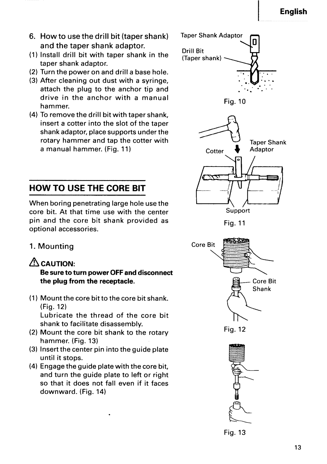 Hitachi DH 40FA manual 