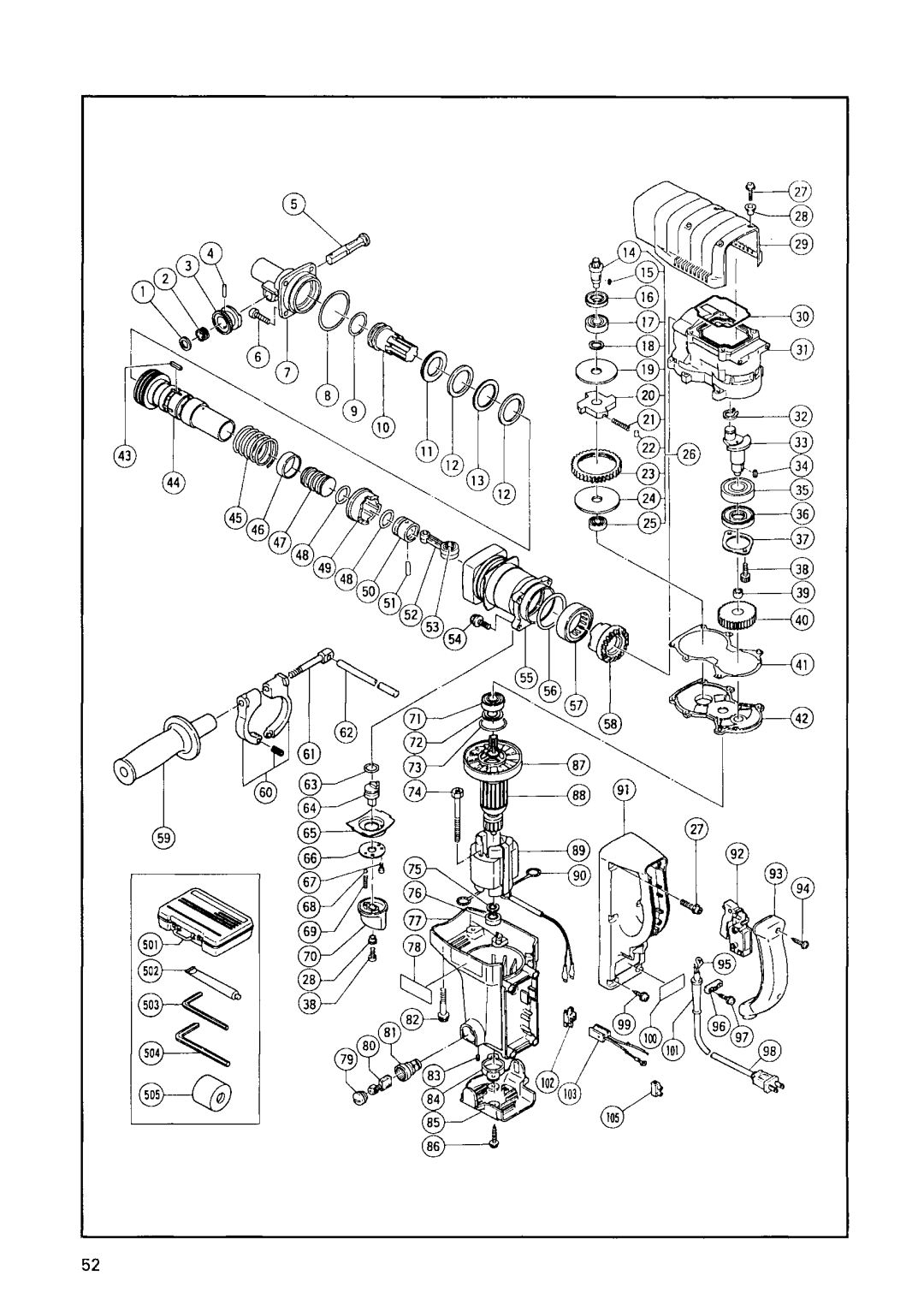 Hitachi DH 40FA manual 