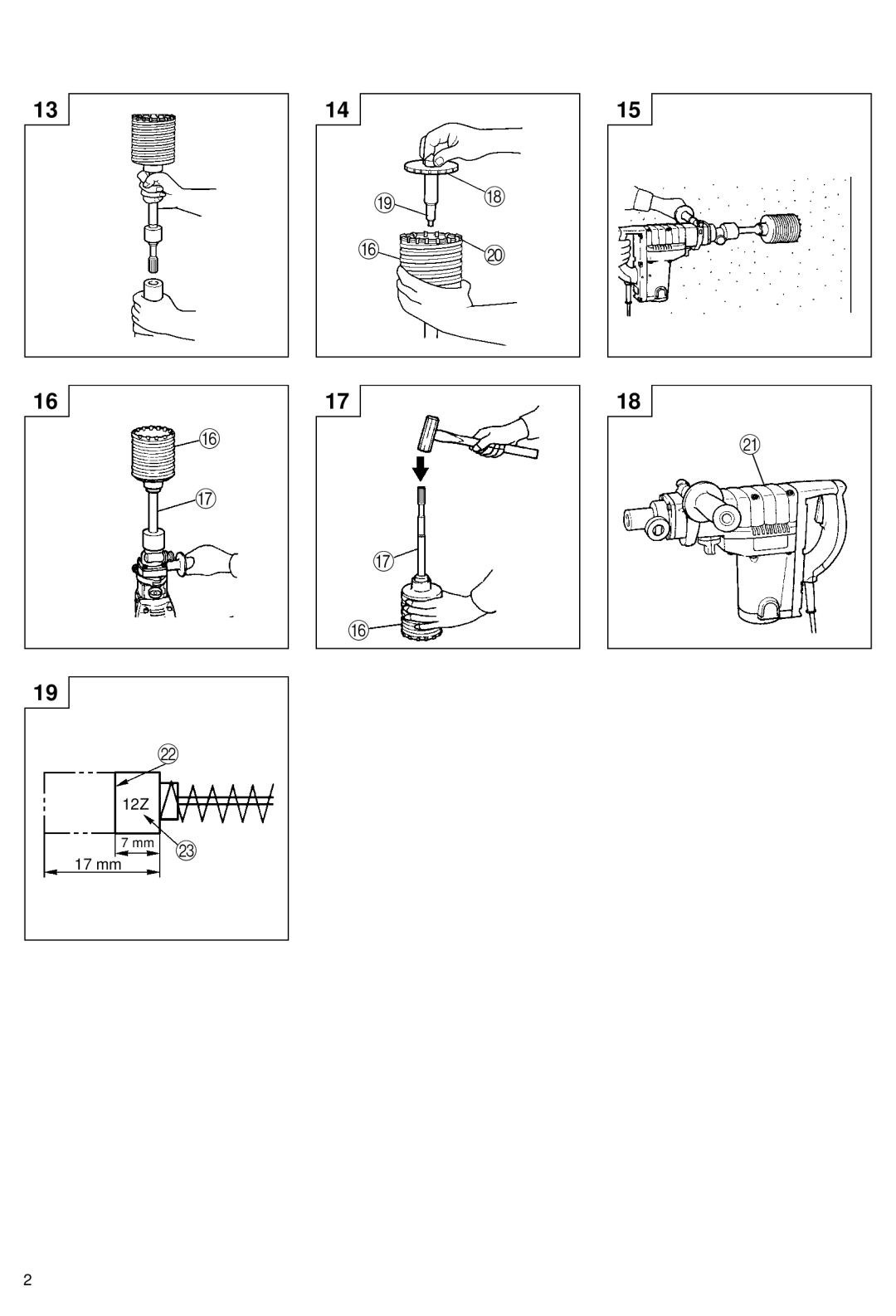 Hitachi DH 40FA manual 12Z 