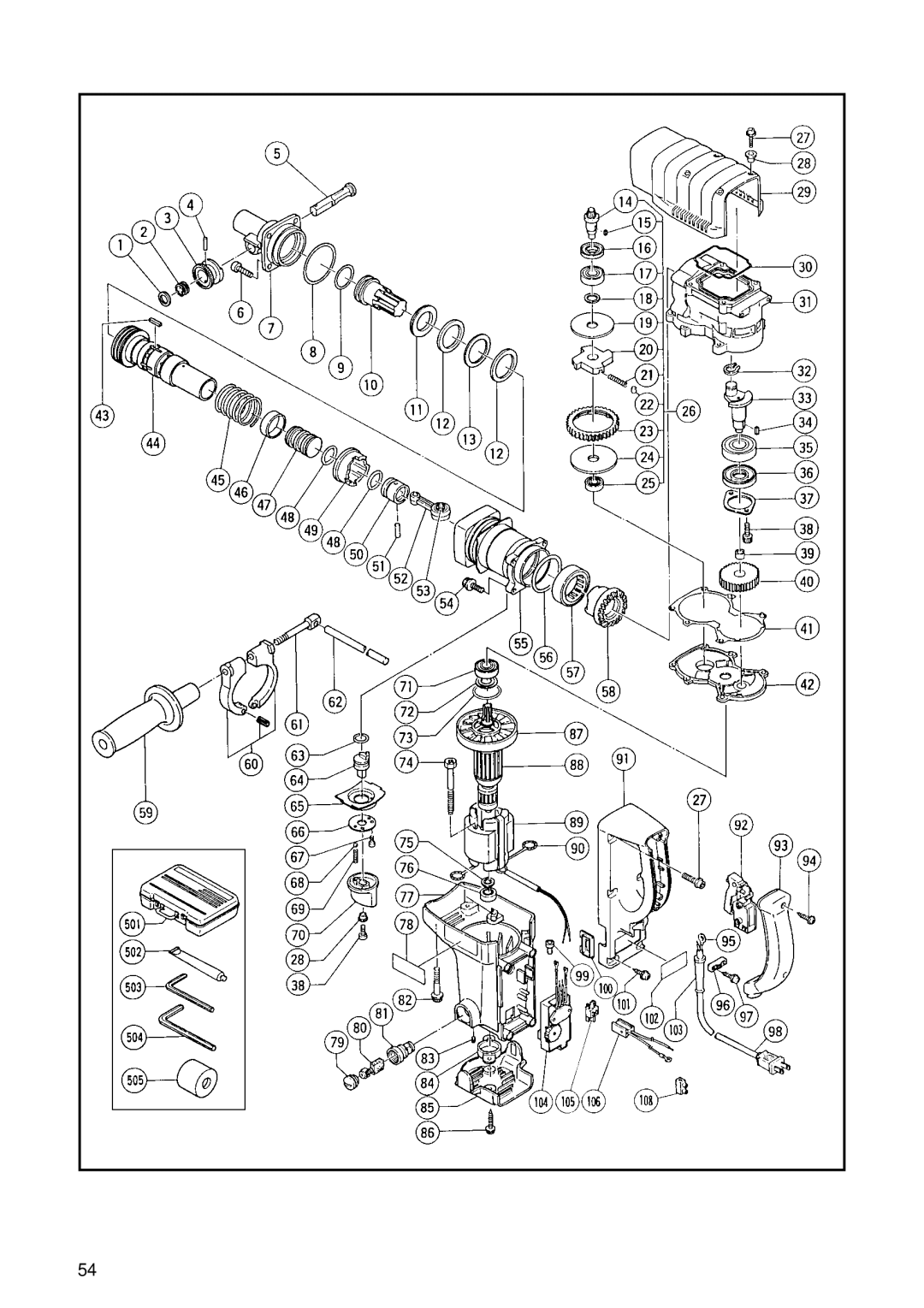 Hitachi DH 40FB instruction manual Español 