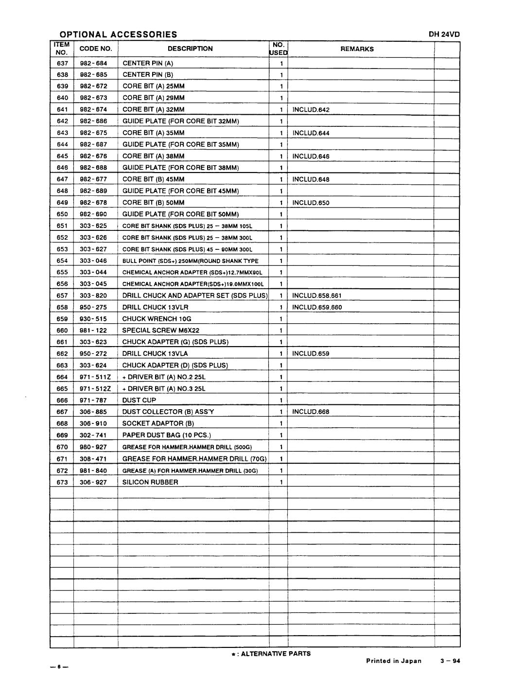 Hitachi DH24VD manual 