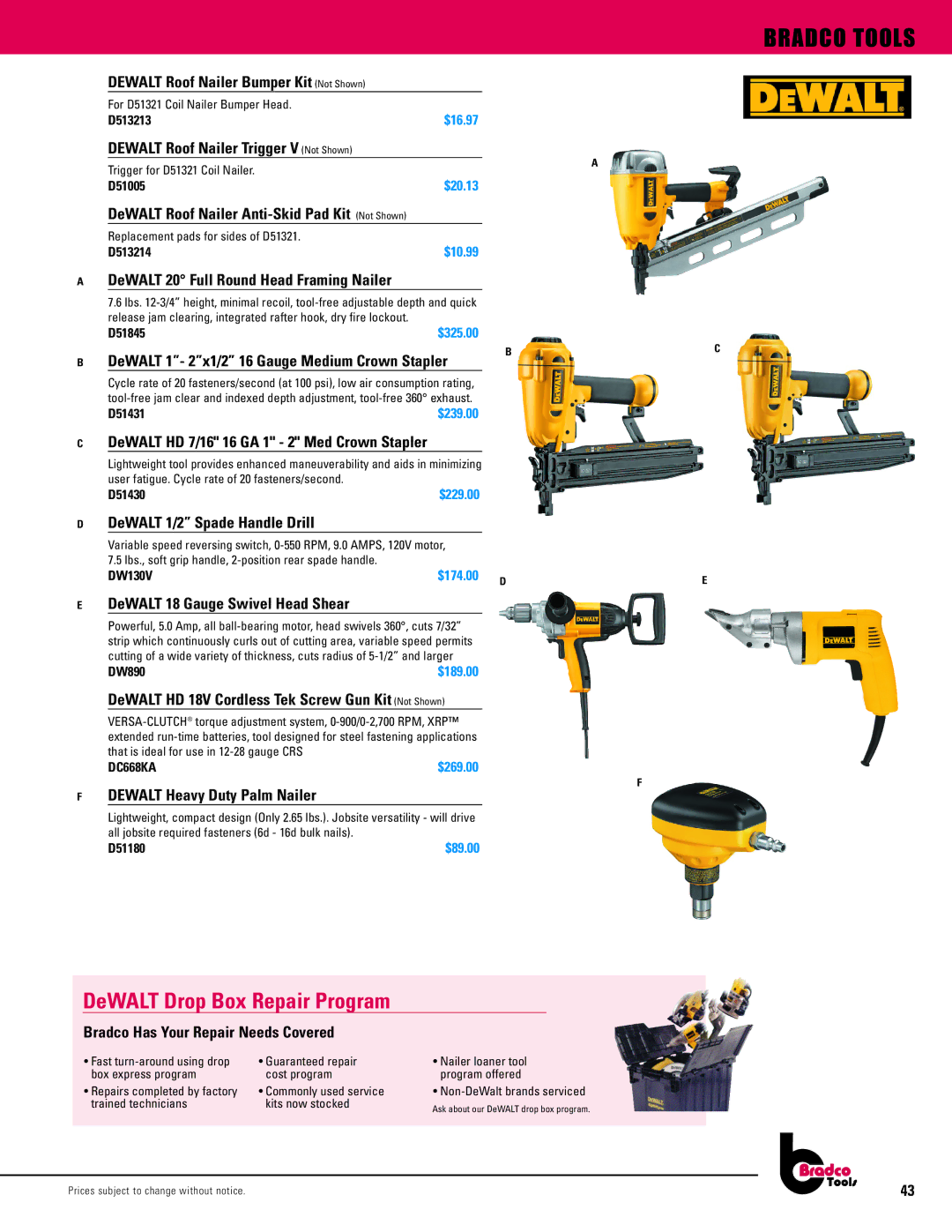 Hitachi Driver Drill manual Dewalt Roof Nailer Bumper Kit Not Shown, Dewalt Roof Nailer Trigger V Not Shown 