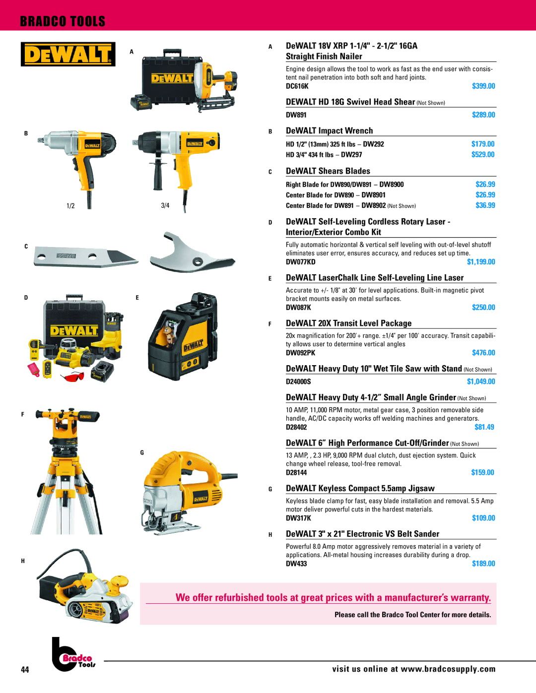 Hitachi Driver Drill DeWALT 18V XRP 1-1/4 2-1/2 16GA Straight Finish Nailer, Dewalt HD 18G Swivel Head Shear Not Shown 