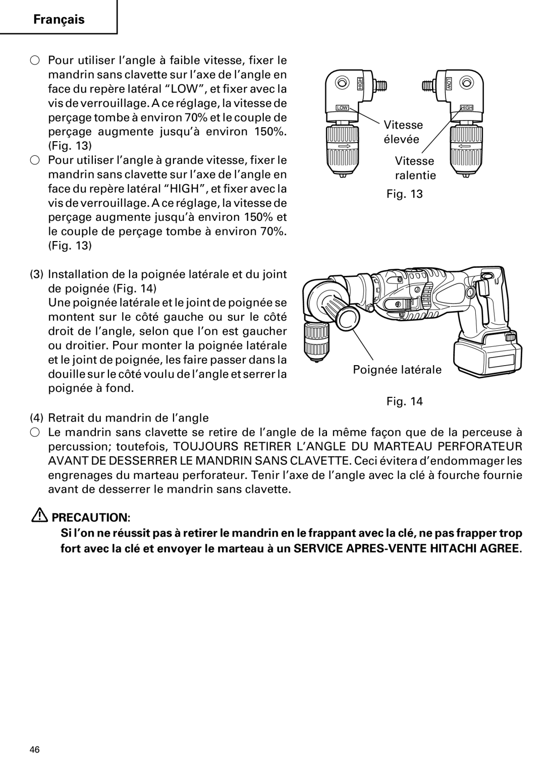 Hitachi DV 24DV instruction manual Français 