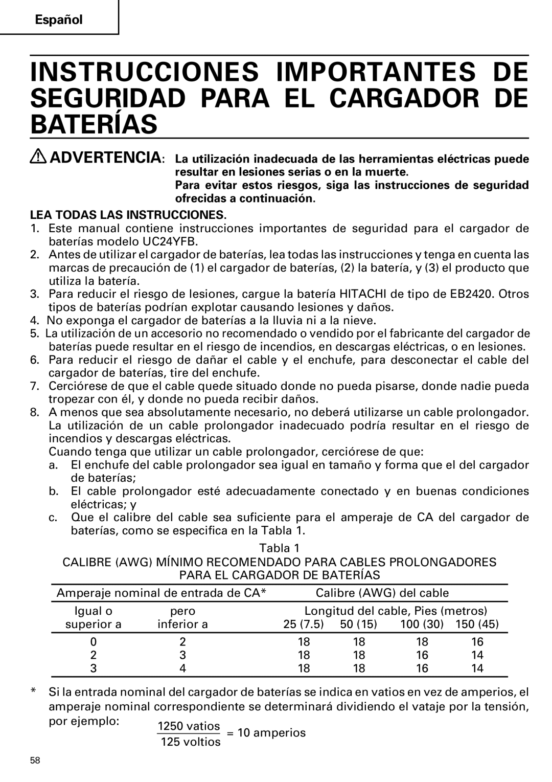 Hitachi DV 24DV instruction manual LEA Todas LAS Instrucciones 