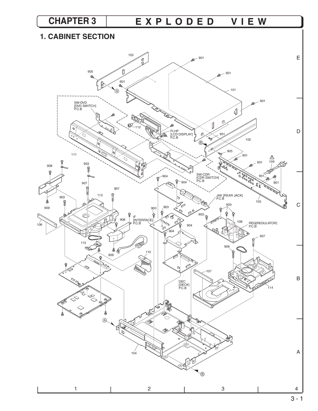 Hitachi DV-W1U specifications P L O D E D E W 