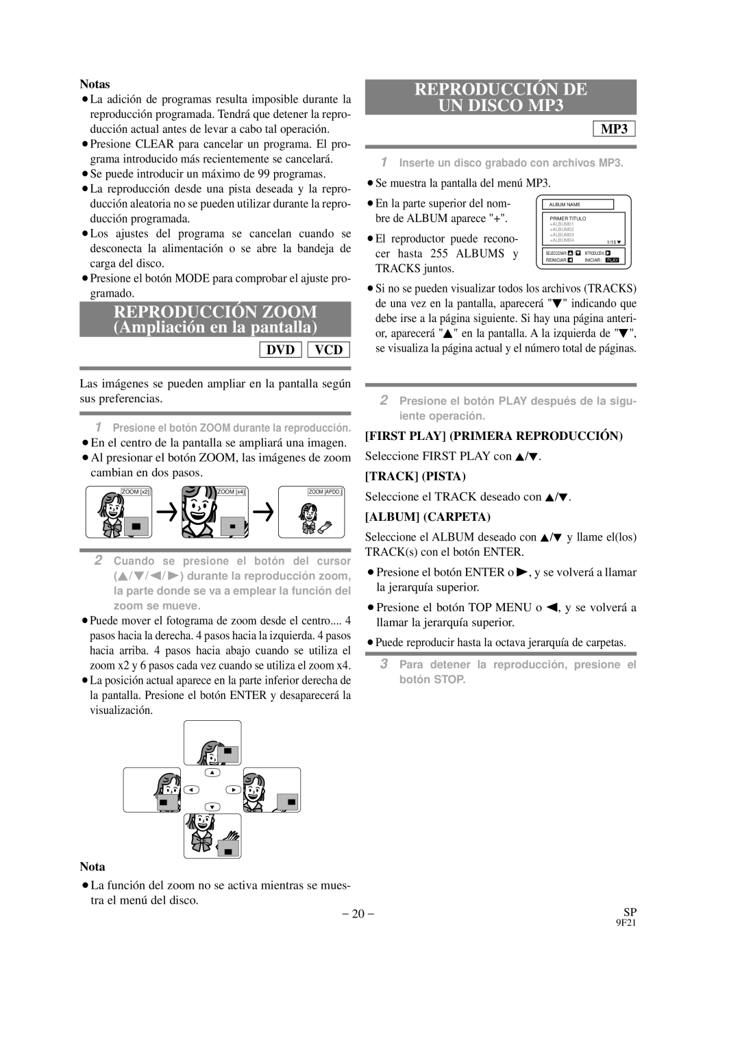 Hitachi DVP325U instruction manual Reproducció N DE UN Disco MP3 