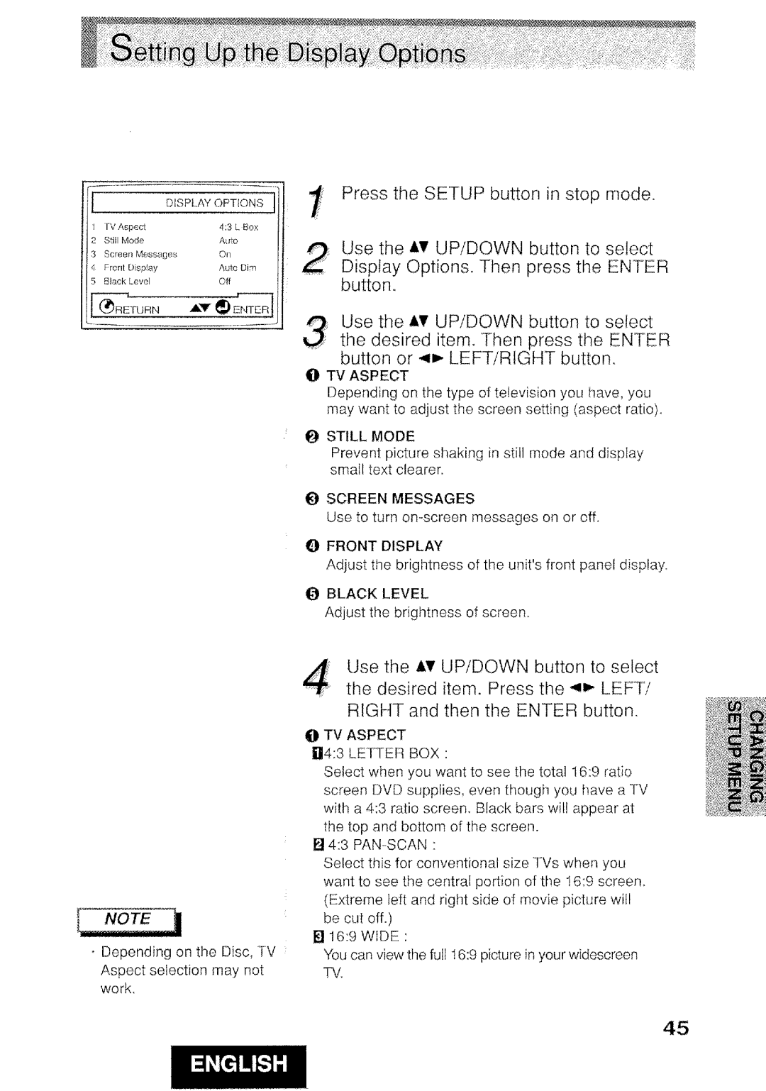 Hitachi DVP415U manual 