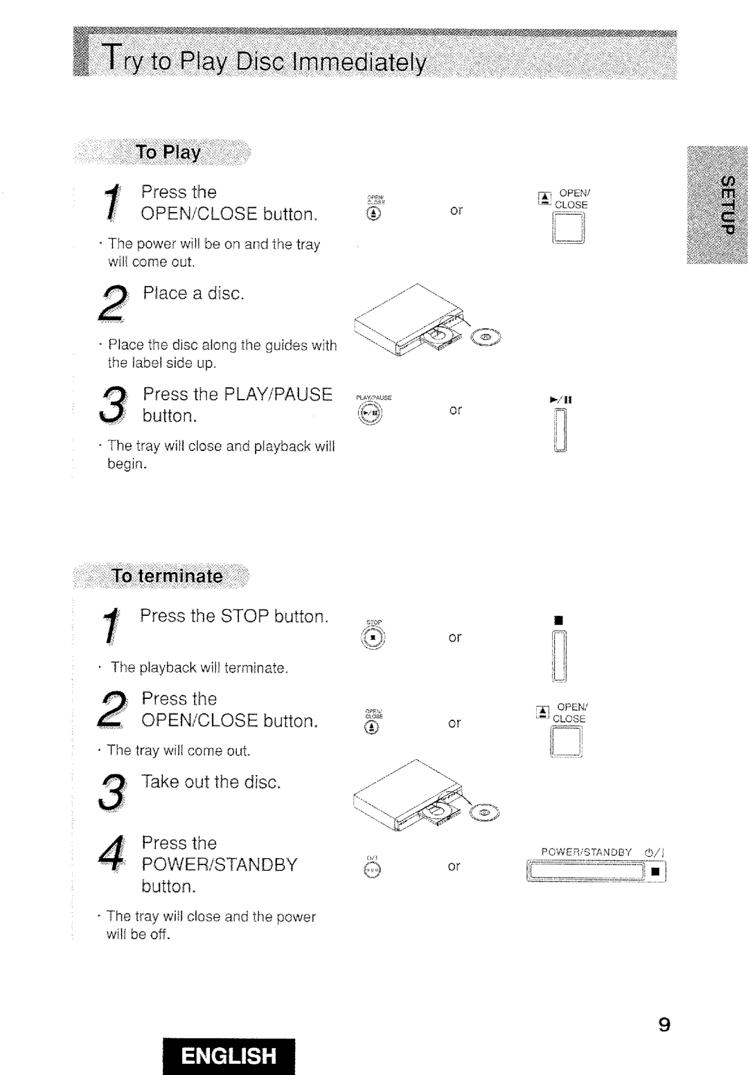 Hitachi DVP415U manual 