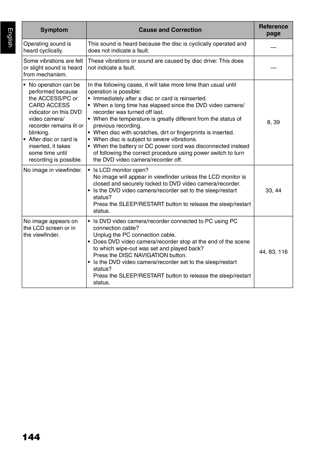 Hitachi DZ-GX5040E, DZ-GX5020E, DZ-GX5100E instruction manual 144, Card Access 