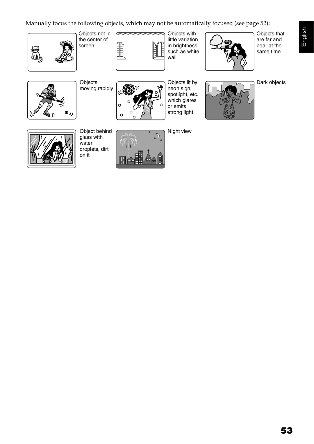 Hitachi DZ-GX5000A, DZ-GX5080A, DZ-GX5020A instruction manual Object behind 