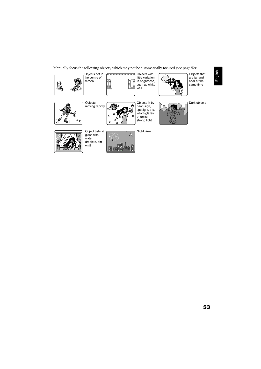 Hitachi DZ-GX5060SW, DZ-GX5100SW instruction manual Object behind 