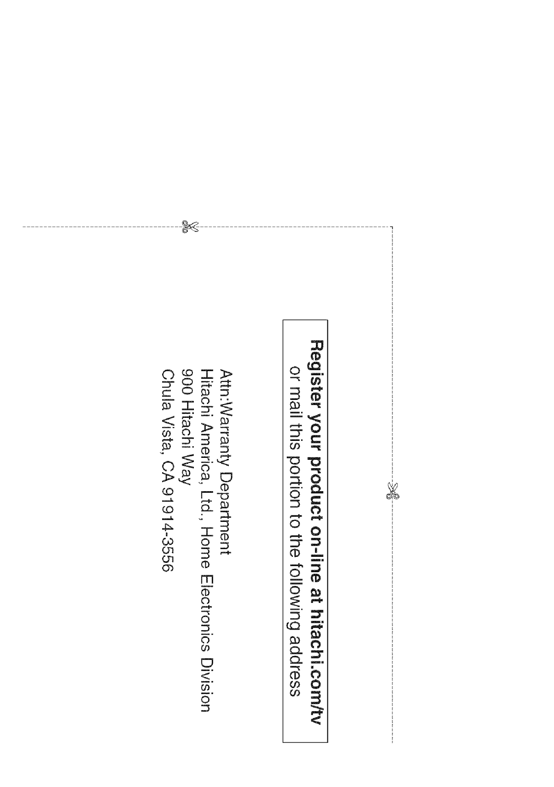 Hitachi DZ-HS3OOA instruction manual Ca Q 